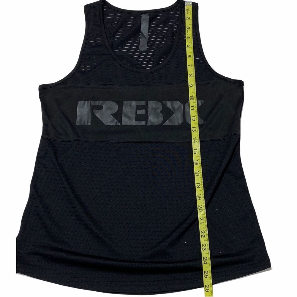 RBX Black Mesh Racerback Graphic Tank Top - Picture 8 of 8